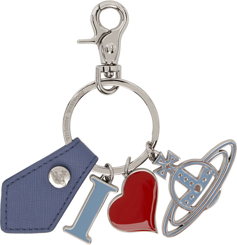 Nyckelringar Vivienne Westwood Vivienne Westwood I Love Orb Keychain Blå | 8203011EU-S0021-