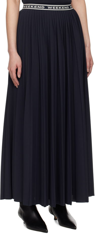 Kjol Max Mara Weekend Max Mara Bleu Pleated Maxi Skirt Beige | 2515771031600, 4