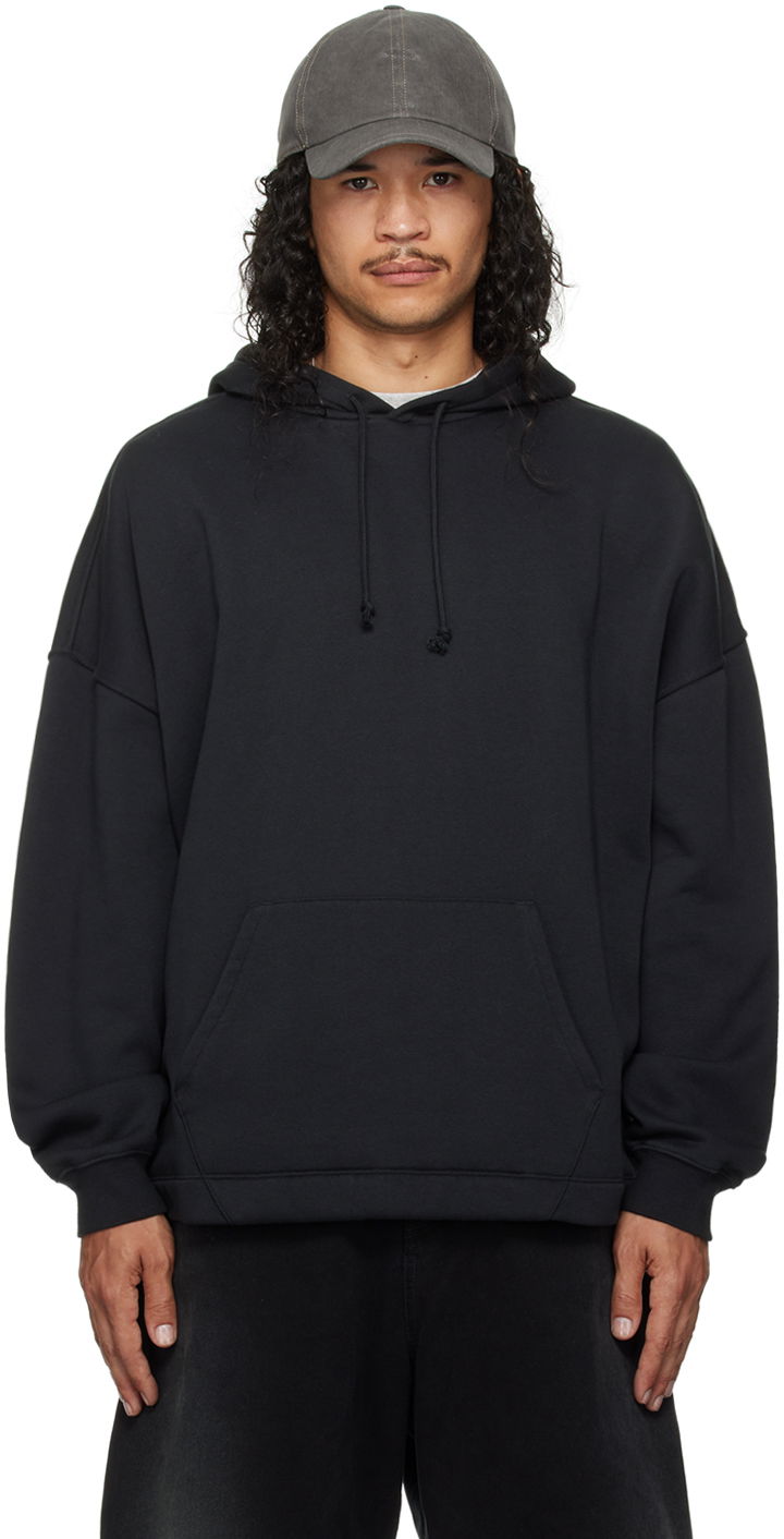 Sweatshirt SKIMS SKIMS Fleece Lounge Oversized Hoodie Svart | TP-PLO-5336M