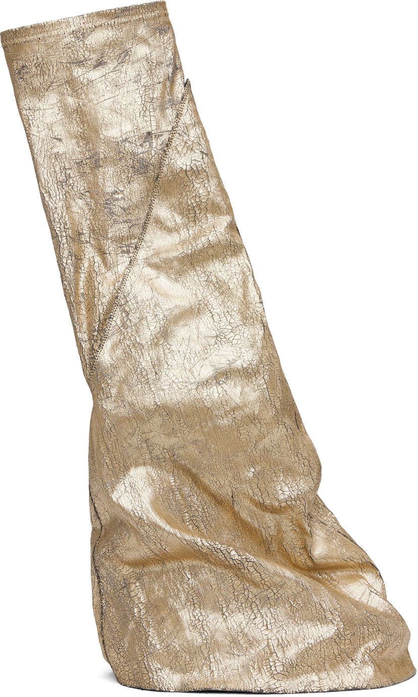 Kläder Rick Owens Rick Owens DRKSHDW Hollywood Fetish Tall Boots Metallisk | DS01E3815 SGMC