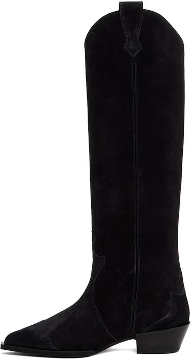 Kläder Aeyde Aeyde Aruna Suede Cowboy Tall Boots Svart | A11-KB-ARUP40CH-223-800-022, 2