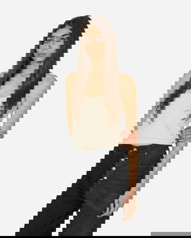 Linne Nike Cami Tank Top Light Orewood Brown Beige | FN3685-104, 0