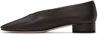 Kläder Aeyde Aeyde Delia Leather Ballerina Flats Brun | A11-FL-GELR25BL18-SS24-953-007, 2