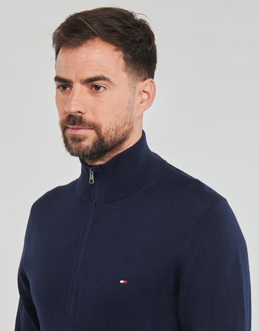 Sweater Tommy Hilfiger PIMA ORG CTN CASHMERE ZIP THRU Mörkblå | MW0MW28050-DW5, 4