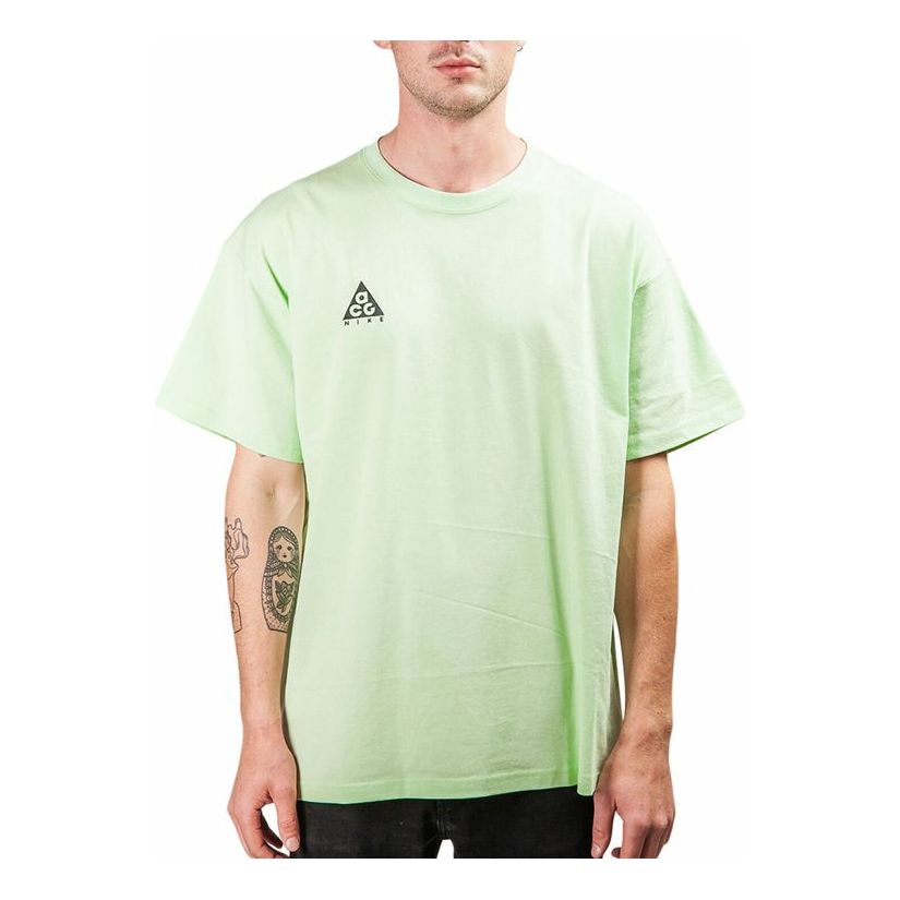 T-shirt Nike ACG ACG Logo Short Sleeve T-Shirt Grön | BQ7342-701