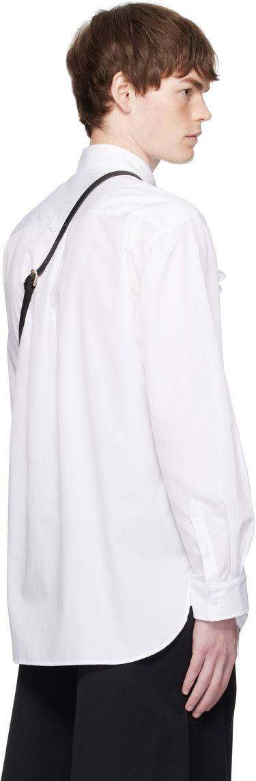 Skjorta Simone Rocha Simone Rocha Lace Ribbon Trim Shirt Vit | 5391 1025, 2