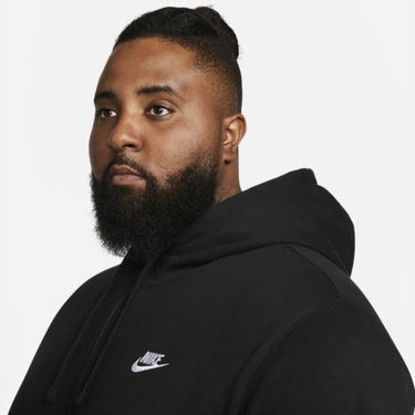 Sweatshirt Nike Club Fleece Full-Zip Svart | BV2645-010, 0