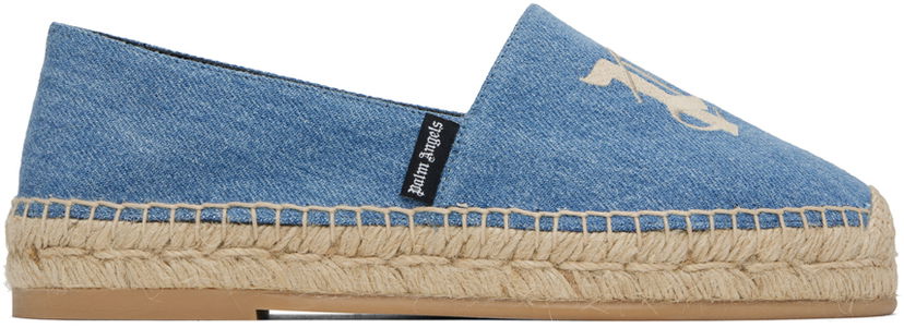 Kläder Palm Angels Palm Angels 'PA' Espadrilles Mörkblå | PWIB004R24DEN0014500