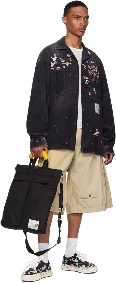 Tygpåse Maison MIHARA YASUHIRO MIHARA YASUHIRO Toy Banana Handle Helmet Bag Svart | A14BG705, 3