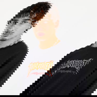 Sweatshirt Thrasher Thrasher Cracked by Exteenager Crewneck Svart | 145775, 1