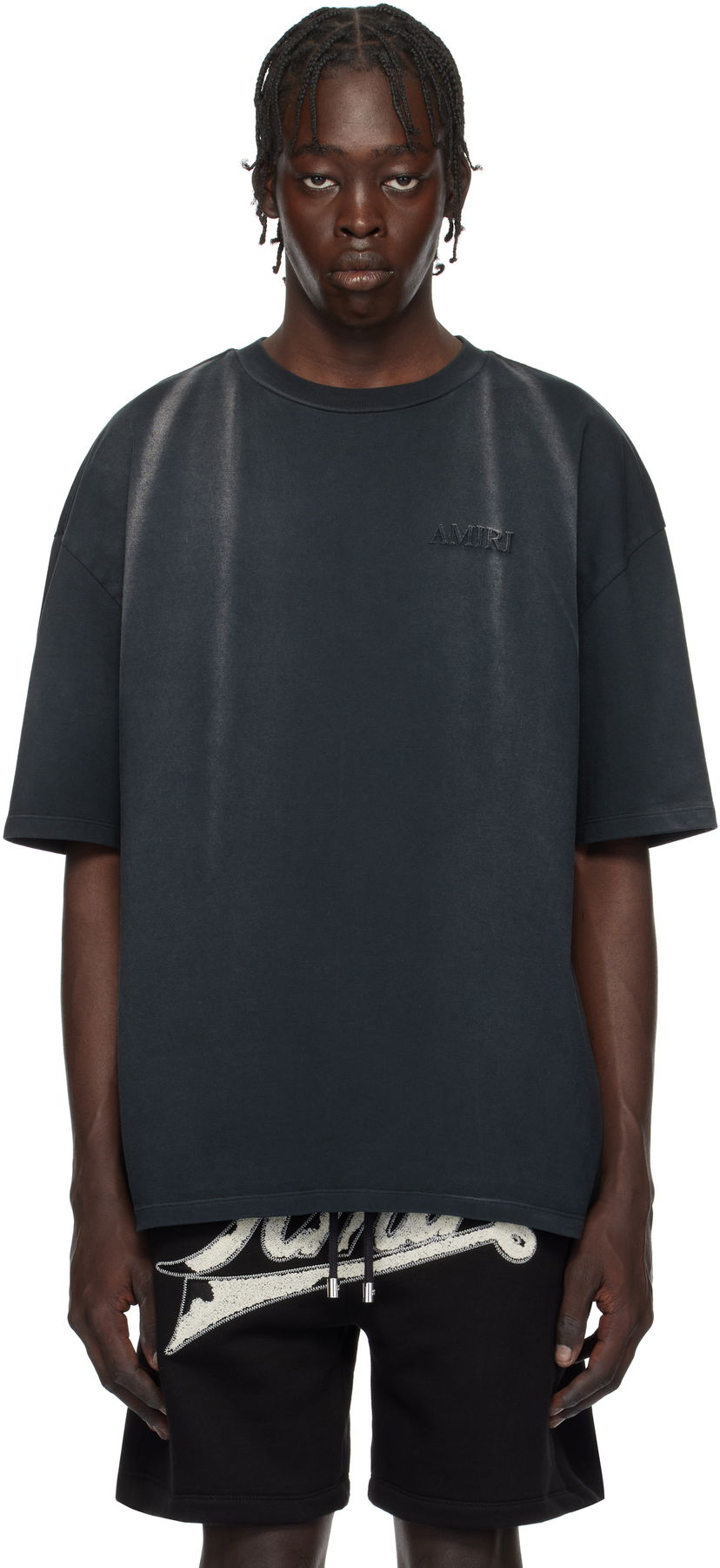 T-shirt AMIRI Vintage Oversized T-Shirt Svart | AMJYTE1137