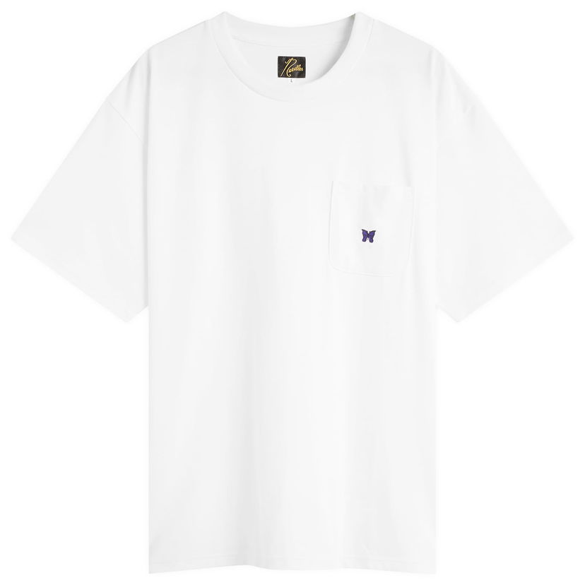 T-shirt Needles Crew Neck T-Shirt Vit | RW352-A