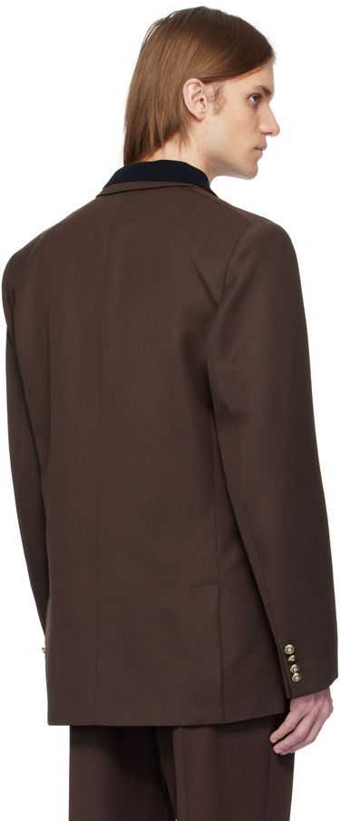 Jacka Casablanca Casablanca Wool Double Breasted Blazer Brun | MS25-JK-363-01, 2