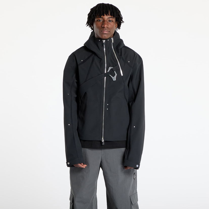 Jacka HELIOT EMIL HELIOT EMIL Moire Technical Jacket Svart | PREAW25_M_02_062_BLK01_CO