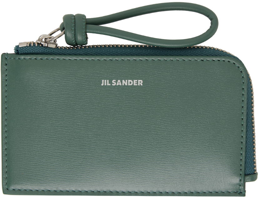 Plånbok Jil Sander Giro Card Holder Grön | J07UI0021_P5354
