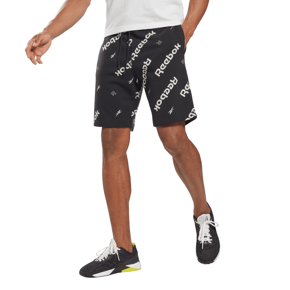 Shorts Reebok All-Over Print Shorts Svart | HB5980, 0