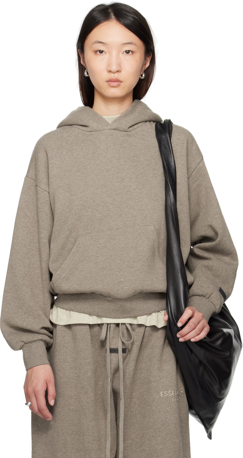 Sweatshirt Fear of God Fear of God ESSENTIALS Classic Fit Hoodie Grå | 192SP255543FW