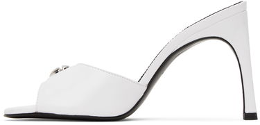 Sneakers och skor Coperni Logo Slide Heels Vit | COPSH29477, 2