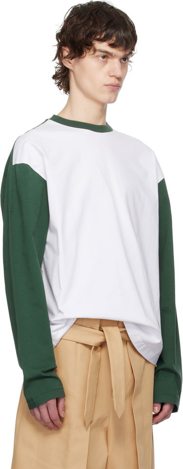 T-shirt Jacquemus Jacquemus La Croisière Baseball Long-Sleeve T-Shirt Vit | 25E255JS299-2003, 1