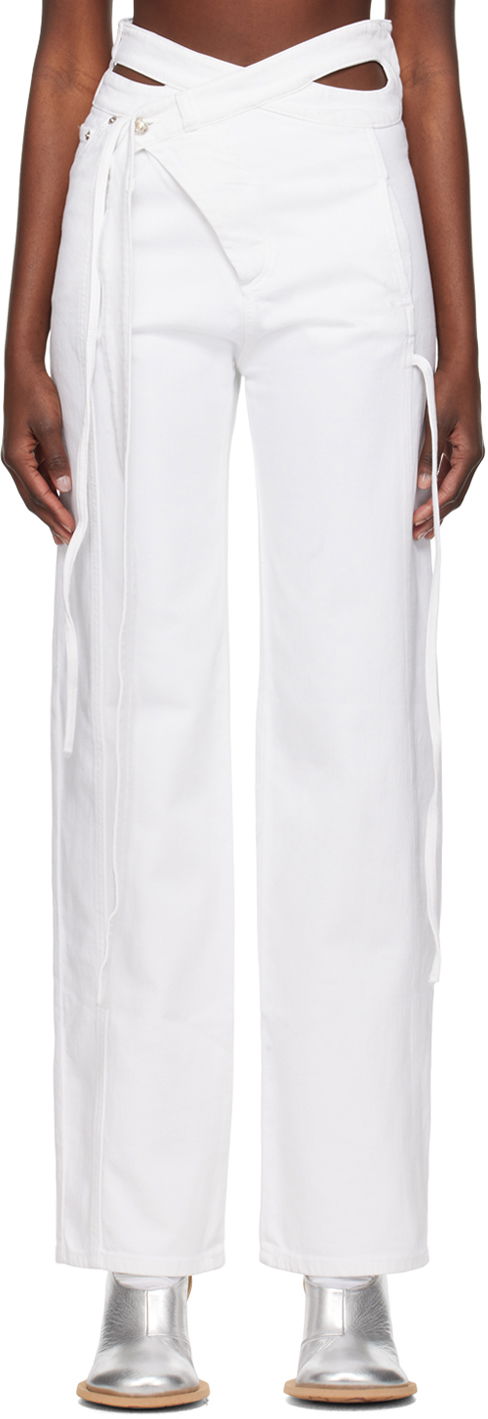 Jeans Ottolinger Ottolinger Exclusive Wrap Jeans Vit | 1700201