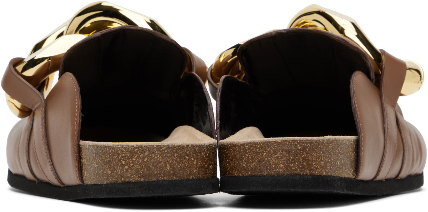Tillbehör JW Anderson JW Anderson Chain Loafers Brun | LF0035-LA0050, 1