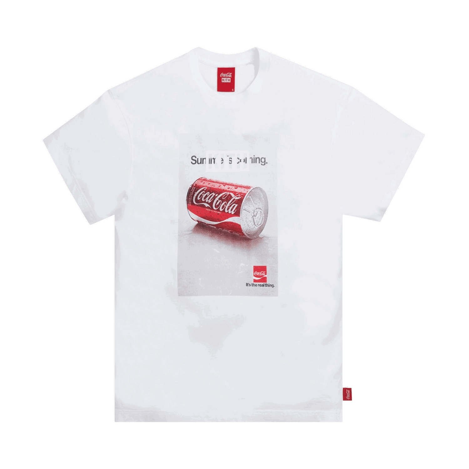 T-shirt KITH x Coca-Cola Real Thing Vintage Tee Vit | KH3853 101, 0