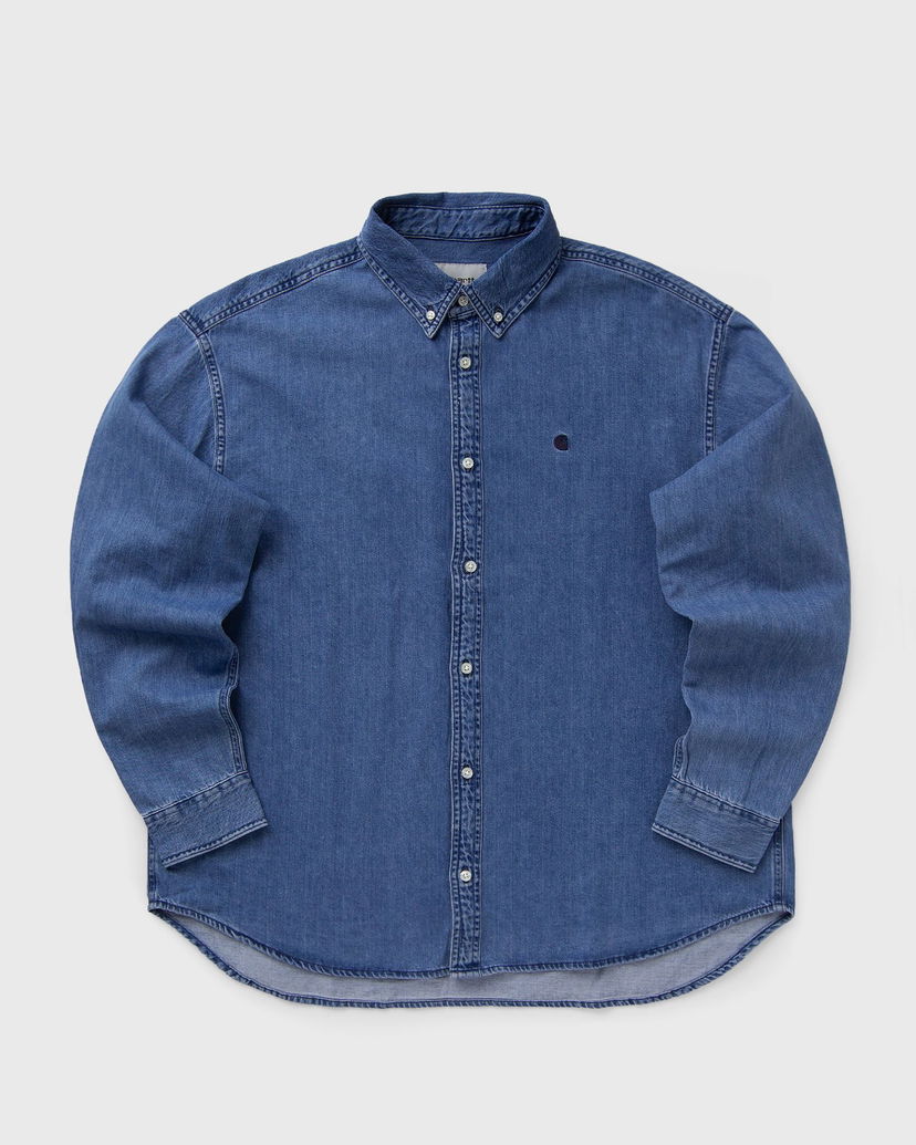 Skjorta Carhartt WIP Long Sleeve Lucas Denim Shirt Blå | I034525-01.06