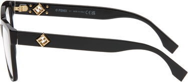 Solglasögon FENDI FF Diamonds Rectangular Frame Glasses Svart | FE50117I@55001 192337204067, 2
