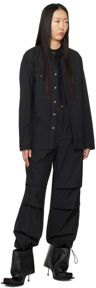 Skjorta Dion Lee Rivet Denim Jacket Svart | C5040PS24, 3