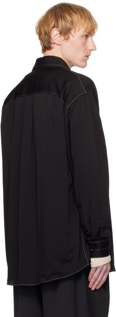 Skjorta LEMAIRE Lemaire Loop Button-Up Shirt Svart | SH1169 LF1392, 2