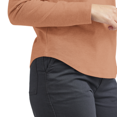 T-shirt Allbirds Merino Long Sleeve Tee, Size XS Orange | A12106W, 1