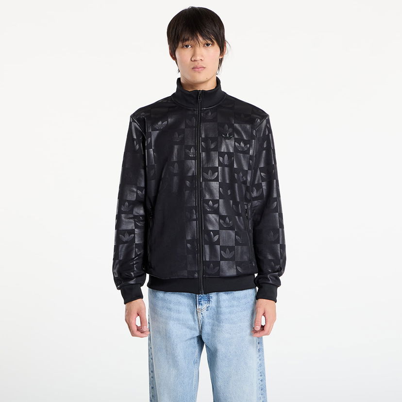 Träningsoverall adidas Originals adidas Monogram All Over Print Regular Track Top Svart | JY2981
