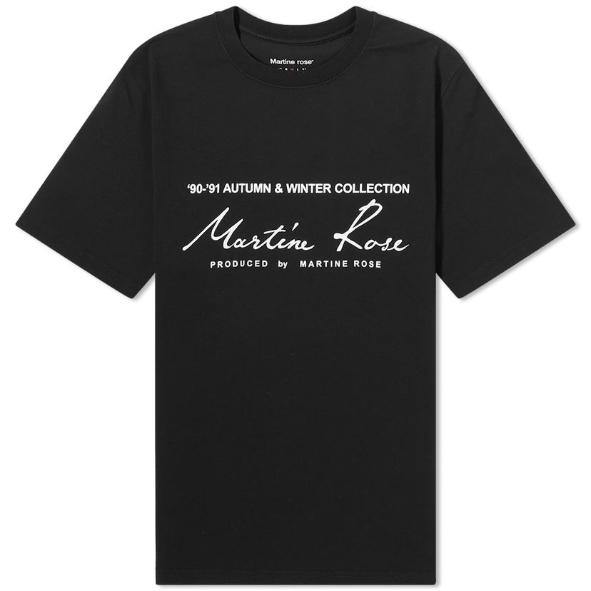 T-shirt Martine Rose Martine Rose Classic Logo T-Shirt Svart | CMR-603JC-BLACK