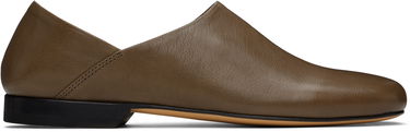Sneakers och skor LEMAIRE LEMAIRE Leather Slippers Grön | FO0144 LL0043, 0