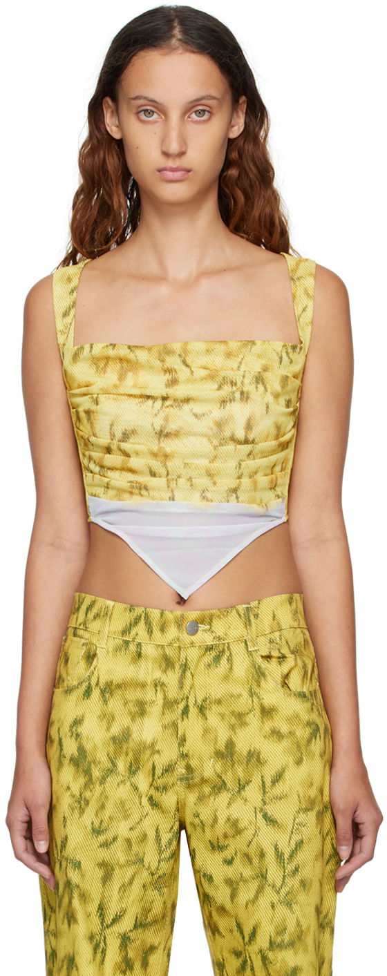 Linne Miaou Miaou Tati Tank Top Gul | 7031PM2SBD