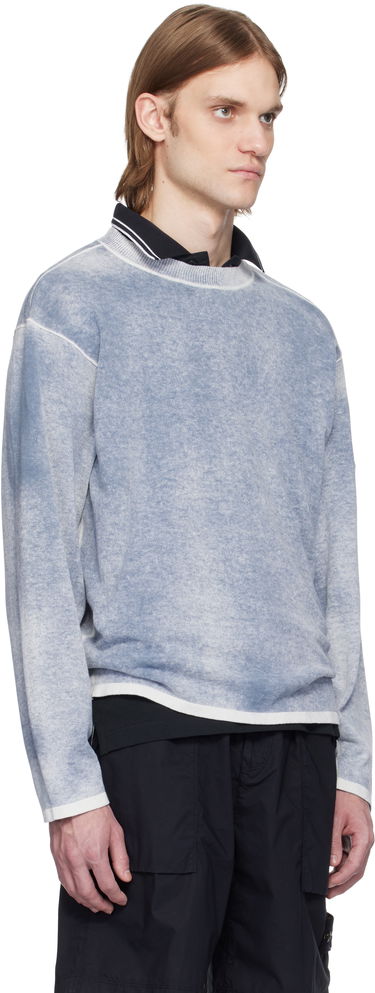 Sweater Stone Island Stone Island Raw Hand Light Organic Cotton Sweater Blå | K1S15 5100030 S00Z2, 1