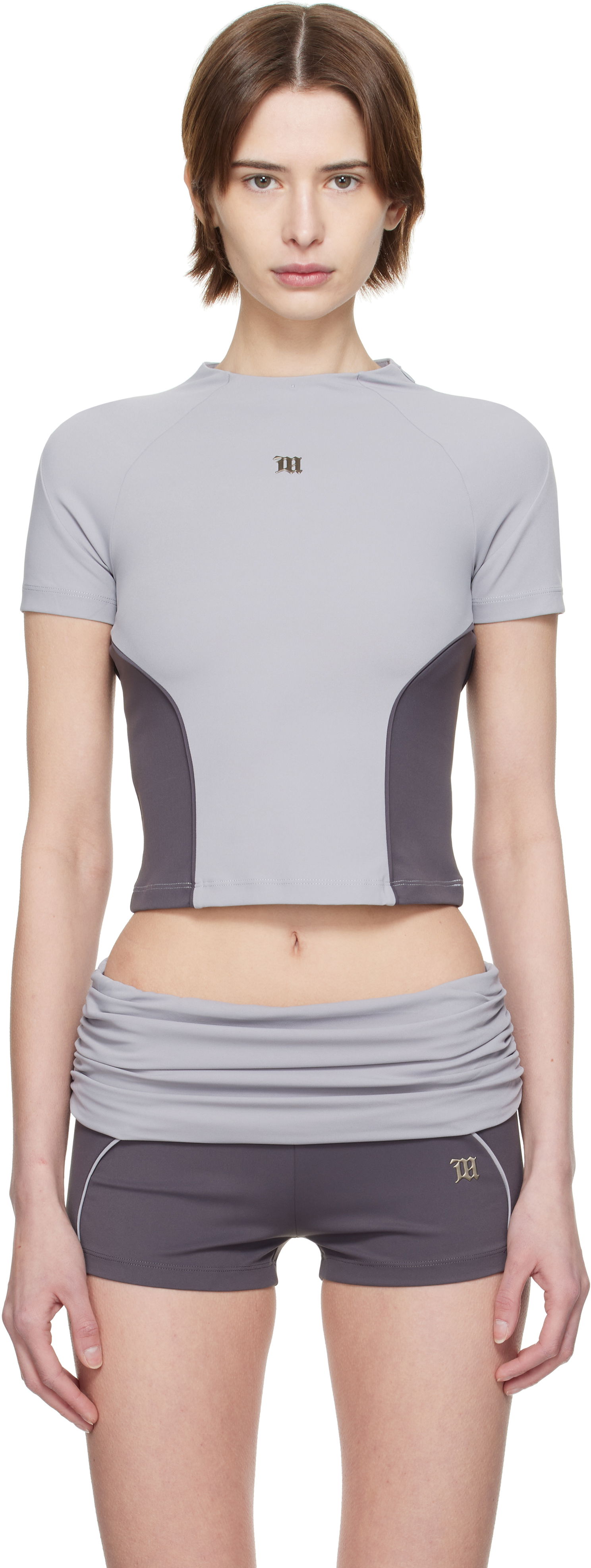 Badkläder MISBHV MISBHV Lycra Sport Crop Top Purpur | 250W132, 0