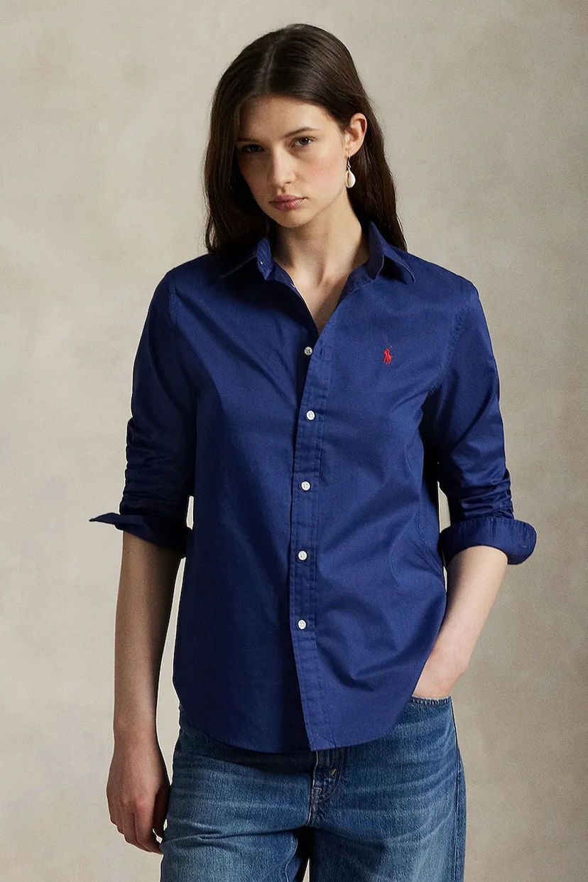 Skjorta Polo by Ralph Lauren Polo Ralph Lauren Classic-Fit Cotton Shirt Blå | 211A92177