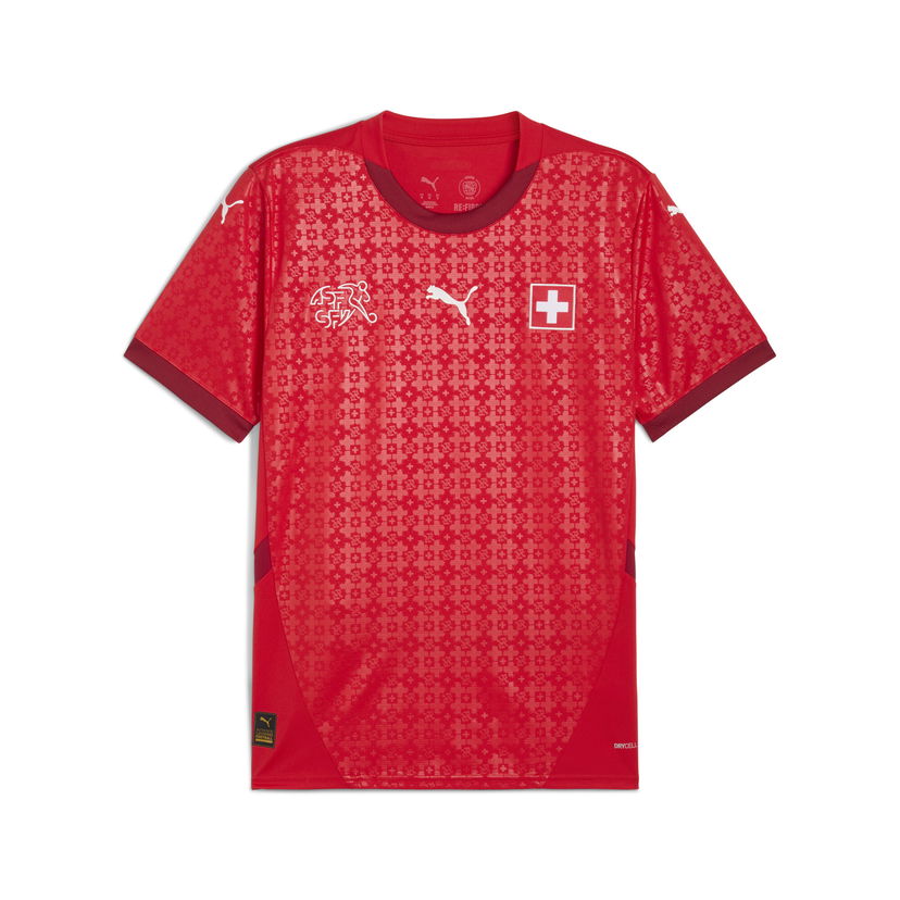 Jersey Puma Switzerland Women's National Team 2025 Home Jersey Röd | 782182_10