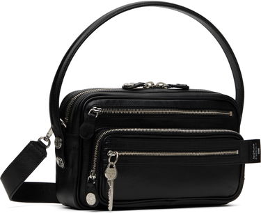 Axelväska Acne Studios Acne Studios Camero Party Leather Shoulder Bag Grå | C10240-, 4