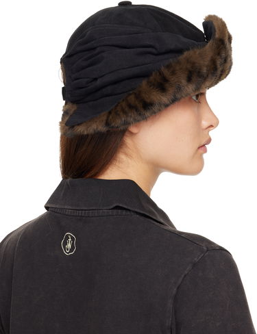 Keps Andersson Bell Andersson Bell Faux Fur Leopard Print Ear Flap Cap Flerfärgad | aaa500u, 2