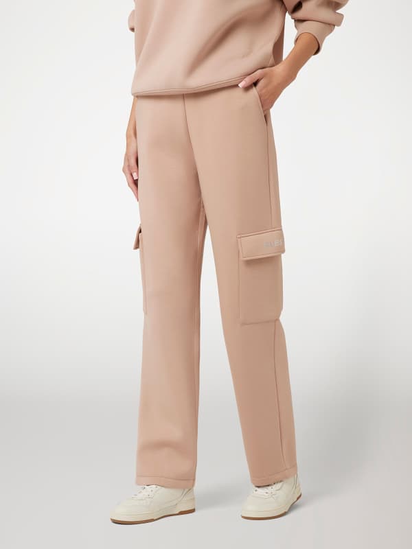 Cargo byxor GUESS Scuba Cargo Pants Beige | V4BB12K7UW2, 0