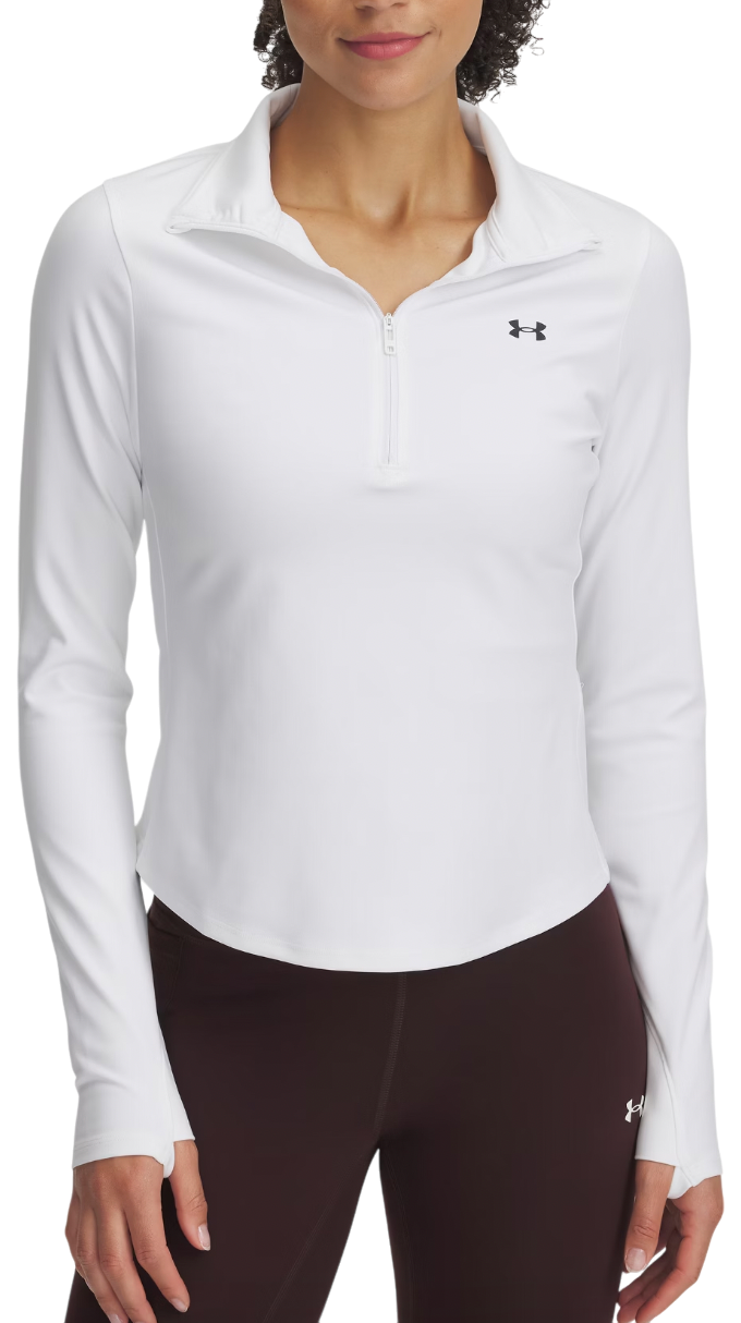 T-shirt Under Armour Under Armour Motion 1/2 Zip Top Vit | 6001618-100