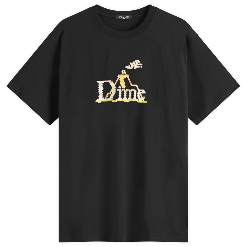 T-shirt Dime Classic Lightbright T-Shirt, Size Large Svart | DIME2SP2548BLK