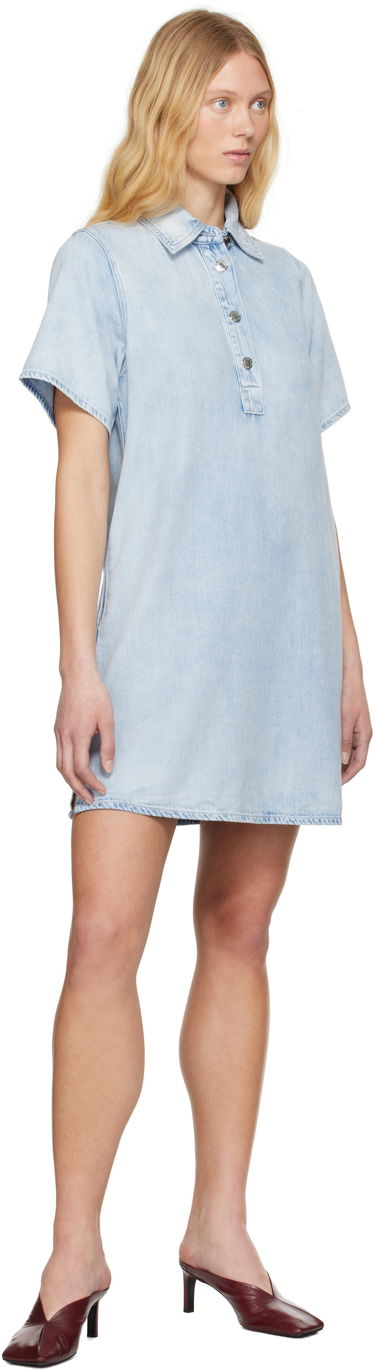 Klä rag & bone Rag & Bone Jocelyn Featherweight Denim Minidress Blå | WDD25S1512UFAL, 3