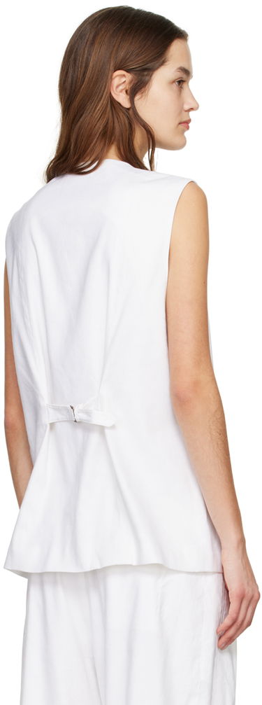 Väst rag & bone Buttoned Vest Vit | WAW24S40207520, 2