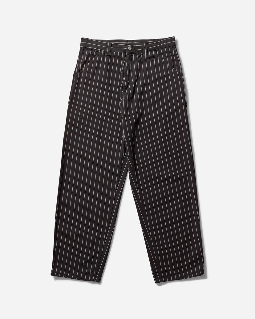 Byxor Carhartt WIP OG Single Knee Seaton Stripe Pants Svart | I034800 2MB02