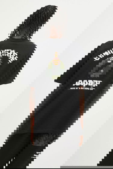 T-shirt AAPE by A Bathing Ape AAPE By A Bathing Ape Basic Aaper Graphic T-Shirt Svart | AAPTEM1675XXO, 2