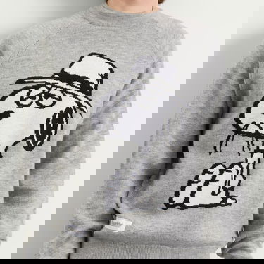 Sweater Butter Goods Peanuts Spike Knit Sweater Grå | BGBP240701-ASH, 5