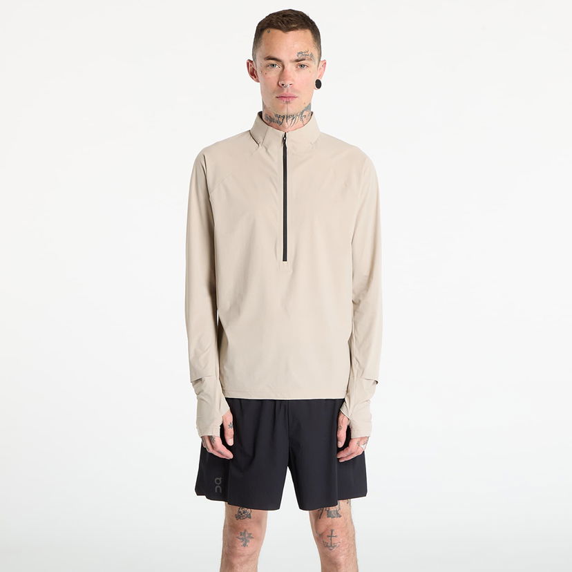 Vindjacka On Running Trail Breaker Half-Zip Running Top Beige | 1ME30150603